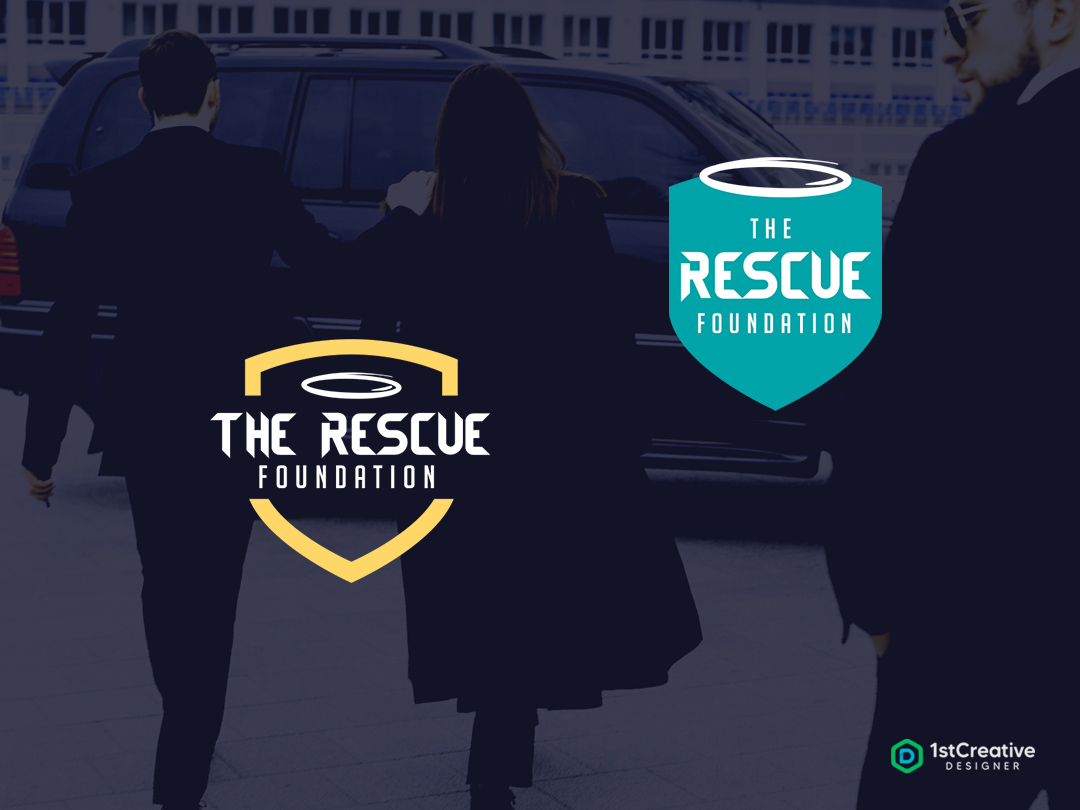 The Rescue Foundation logo design by 1stCreativeDesigner.com